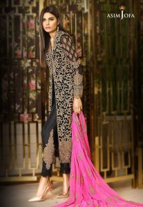 Asim Jofa's chiffon collection contains beautifully crafted designs