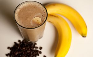 The Coffee Banana Sparkler Smoothie gives you healthy and glowing skin