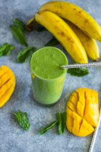 Mango Banana Burst Smoothie gives you healthy and glowing skin