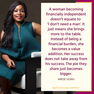 Financial independence of a woman will earn good for a family