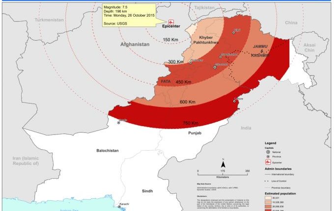 Latest Earthquake in Pakistan